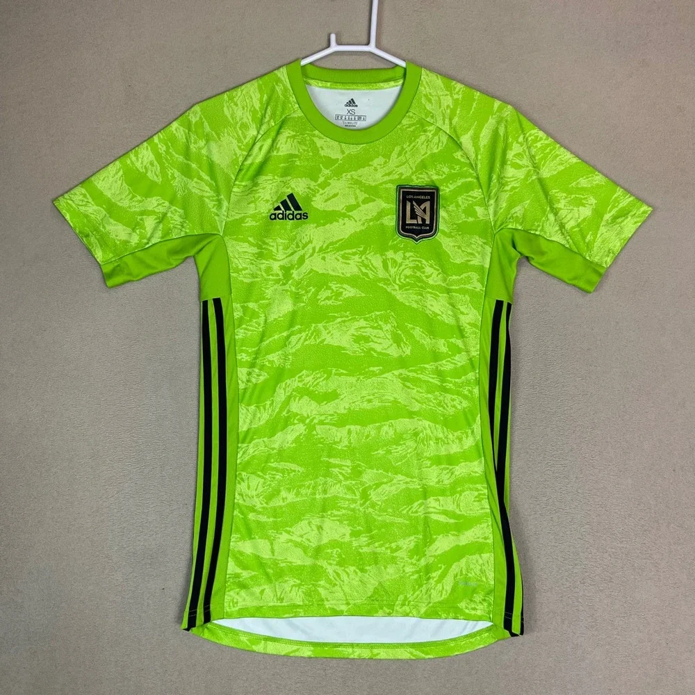 Adidas LAFC Los Angeles Football Club Soccer Jersey‎ Lime Green XS Climalite
